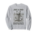 Papa Bear Just Dad Who Always Sweatshirt - Casual Everyday Wear Men Women - T-Shirt, Sweatshirt, Hoodie