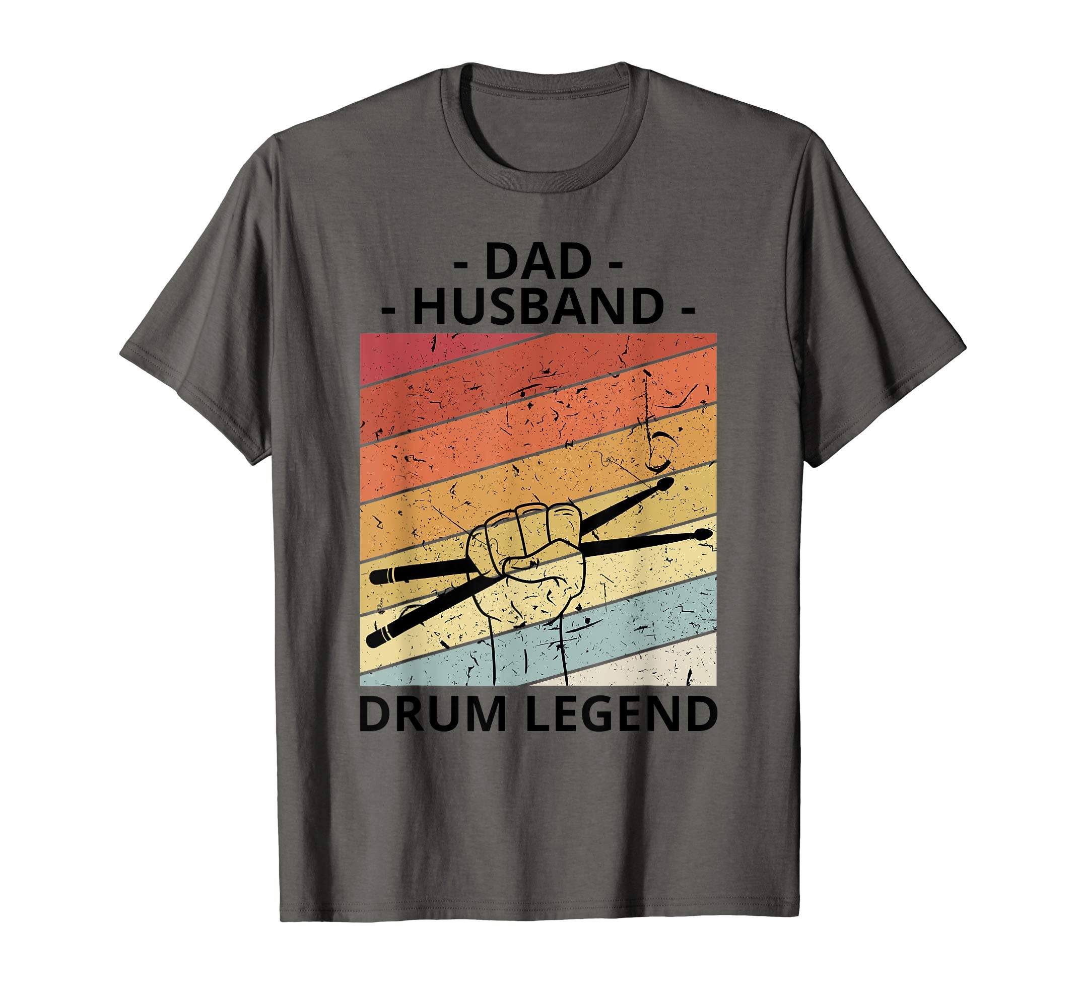 Mens Dad Husband Drum Legend Gifts T-Shirt - Minimalist Print Unisex - T-Shirt, Sweatshirt, Hoodie