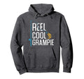 Fishing Reel Grampie Fathers Day Gift Hoodie - Custom Art Print for Adults - T-Shirt, Sweatshirt, Hoodie