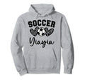 Soccer Yiayia Matching Family Soccer Hoodie - Graphic Print for Adults - T-Shirt, Sweatshirt, Hoodie