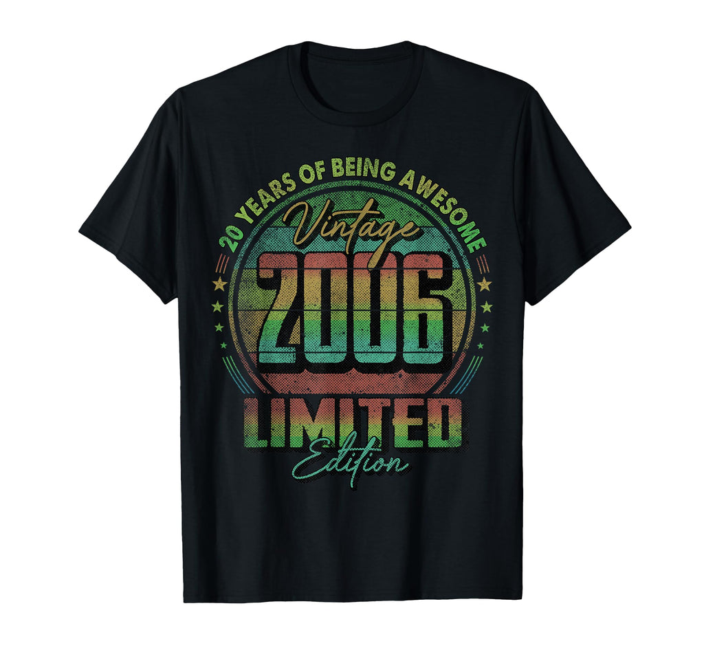 2006 20 Year Old 20Th Birthday T-Shirt - Streetwear Style Unisex - T-Shirt, Sweatshirt, Hoodie