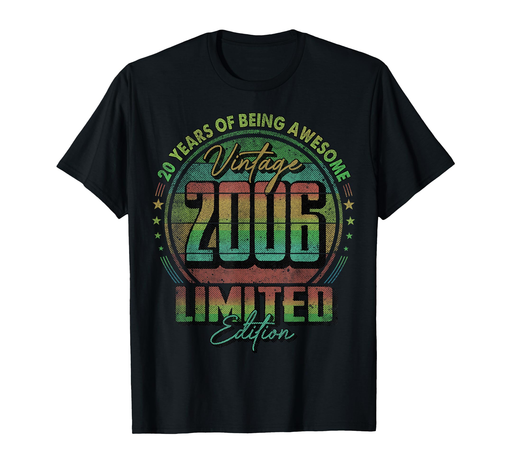 2006 20 Year Old 20Th Birthday T-Shirt - Streetwear Style Unisex - T-Shirt, Sweatshirt, Hoodie