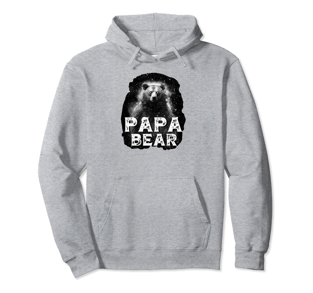 Papa Bear Fathers Day Family Matching Couple Hoodie - Graphic Print Unisex - T-Shirt, Sweatshirt, Hoodie