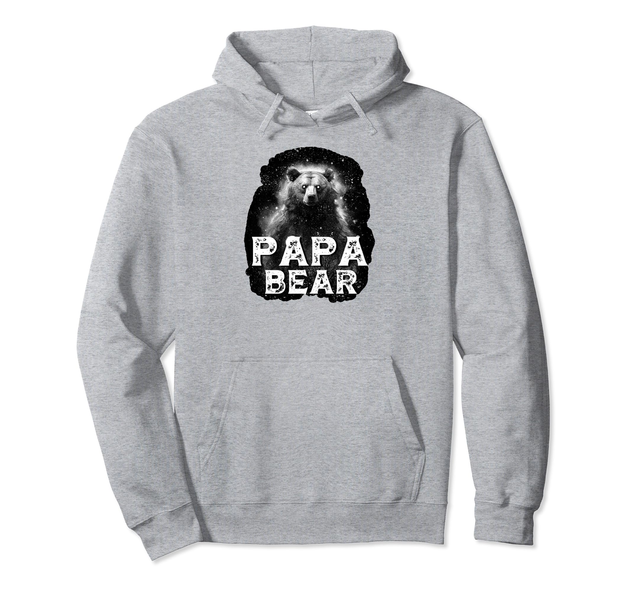 Papa Bear Fathers Day Family Matching Couple Hoodie - Graphic Print Unisex - T-Shirt, Sweatshirt, Hoodie