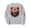 Papa Bear Sunglasses Funny Bear Dad Sweatshirt - Graphic Print for Adults - T-Shirt, Sweatshirt, Hoodie