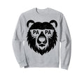 Papa Bear Face Wearing Sunglasses Sweatshirt - Novelty Apparel for Adults - T-Shirt, Sweatshirt, Hoodie