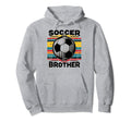 Soccer Brother Family Matching Team Hoodie - Aesthetic Graphic for Adults - T-Shirt, Sweatshirt, Hoodie
