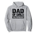 Dad Outnumbered Hoodie - Novelty Apparel for Adults - T-Shirt, Sweatshirt, Hoodie