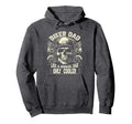Biker Dad Motorcycle Lovers Fathers Hoodie - Aesthetic Graphic Men Women - T-Shirt, Sweatshirt, Hoodie