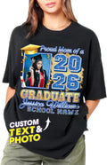 Custom Graduation 2026 for Family Mom of Graduate - Adult & Kids T-Shirts, Sweatshirts & Hoodies apparel design preview 1