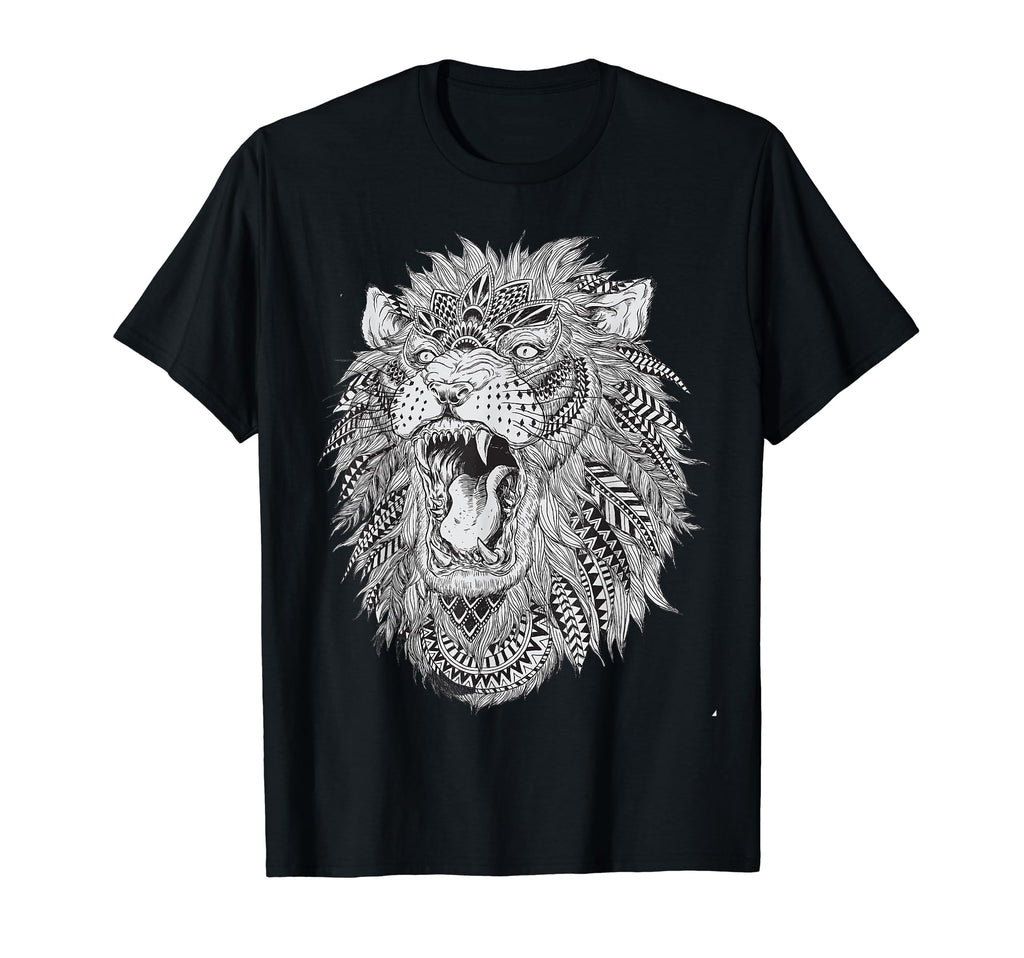 Lion Mom Dad Gift T-Shirt - Custom Art Print Men Women - T-Shirt, Sweatshirt, Hoodie