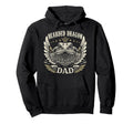 Bearded Dragon Dad Biker Wings Motorcycle Hoodie - Minimalist Print Unisex - T-Shirt, Sweatshirt, Hoodie