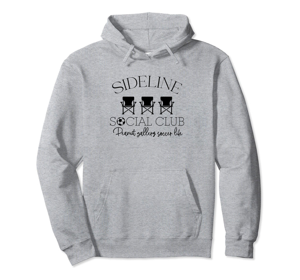 Sideline Social Club Peanut Gallery Hoodie - Fun Novelty Design Unisex - T-Shirt, Sweatshirt, Hoodie