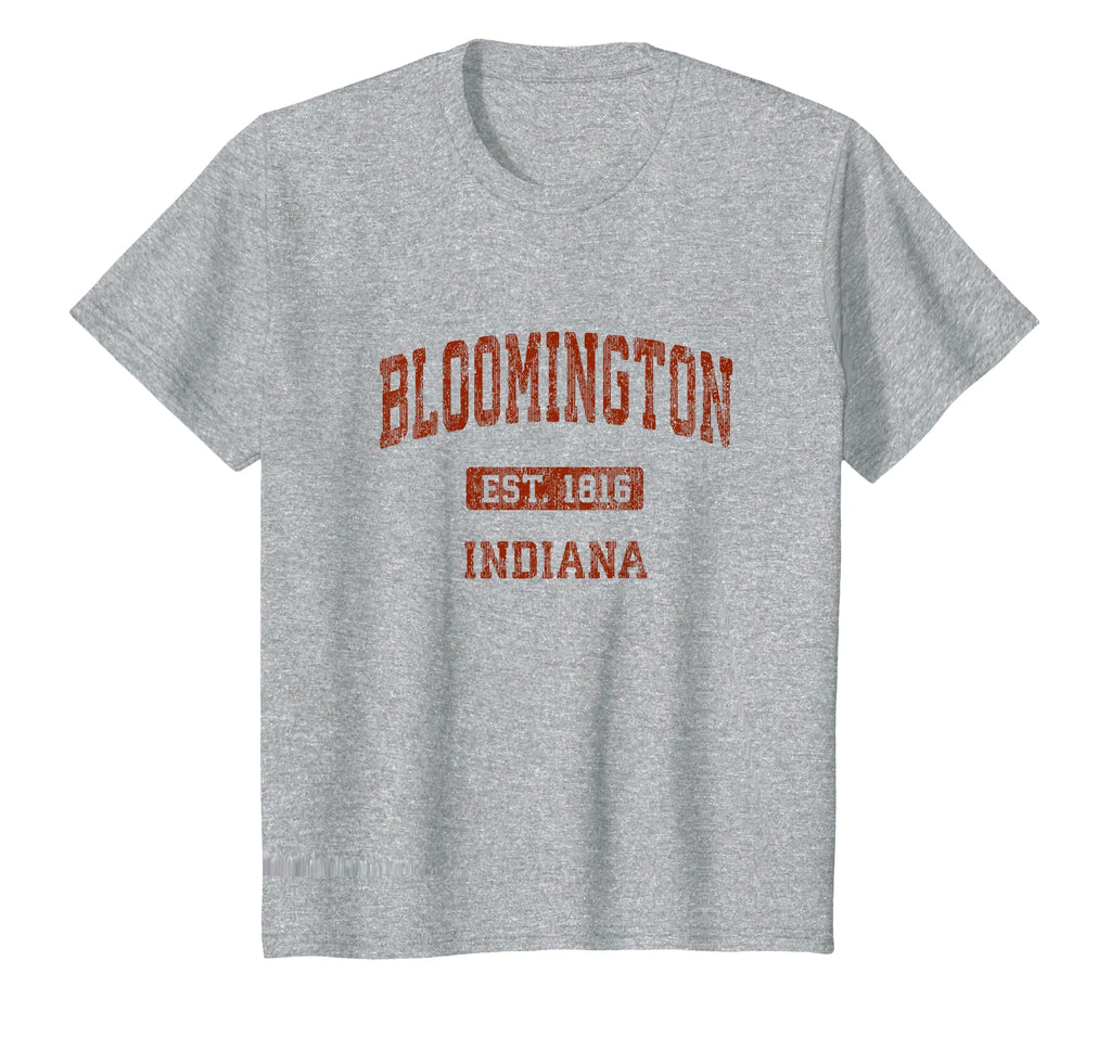 Bloomington Indiana Athletic Sports T-Shirt - Novelty Apparel Men Women - T-Shirt, Sweatshirt, Hoodie