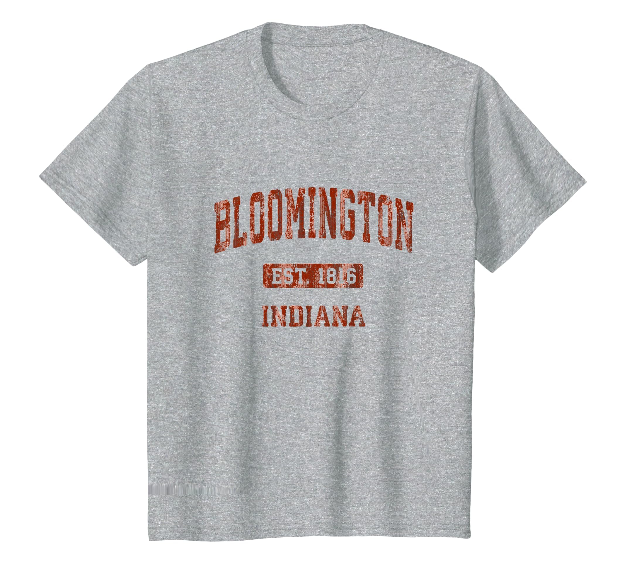 Bloomington Indiana Athletic Sports T-Shirt - Novelty Apparel Men Women - T-Shirt, Sweatshirt, Hoodie