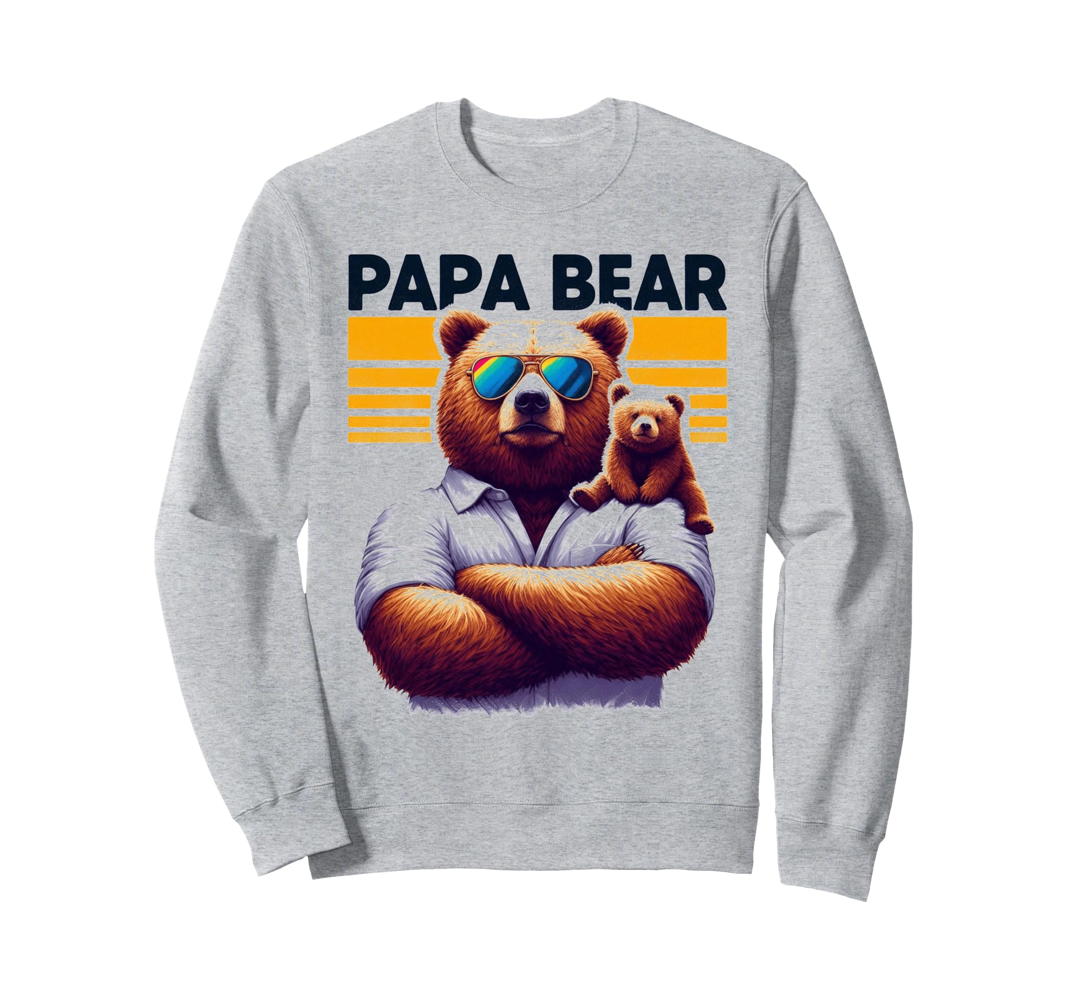 Papa Bear Funny Bears Animal Lover Sweatshirt - Trendy Graphic Men Women - T-Shirt, Sweatshirt, Hoodie