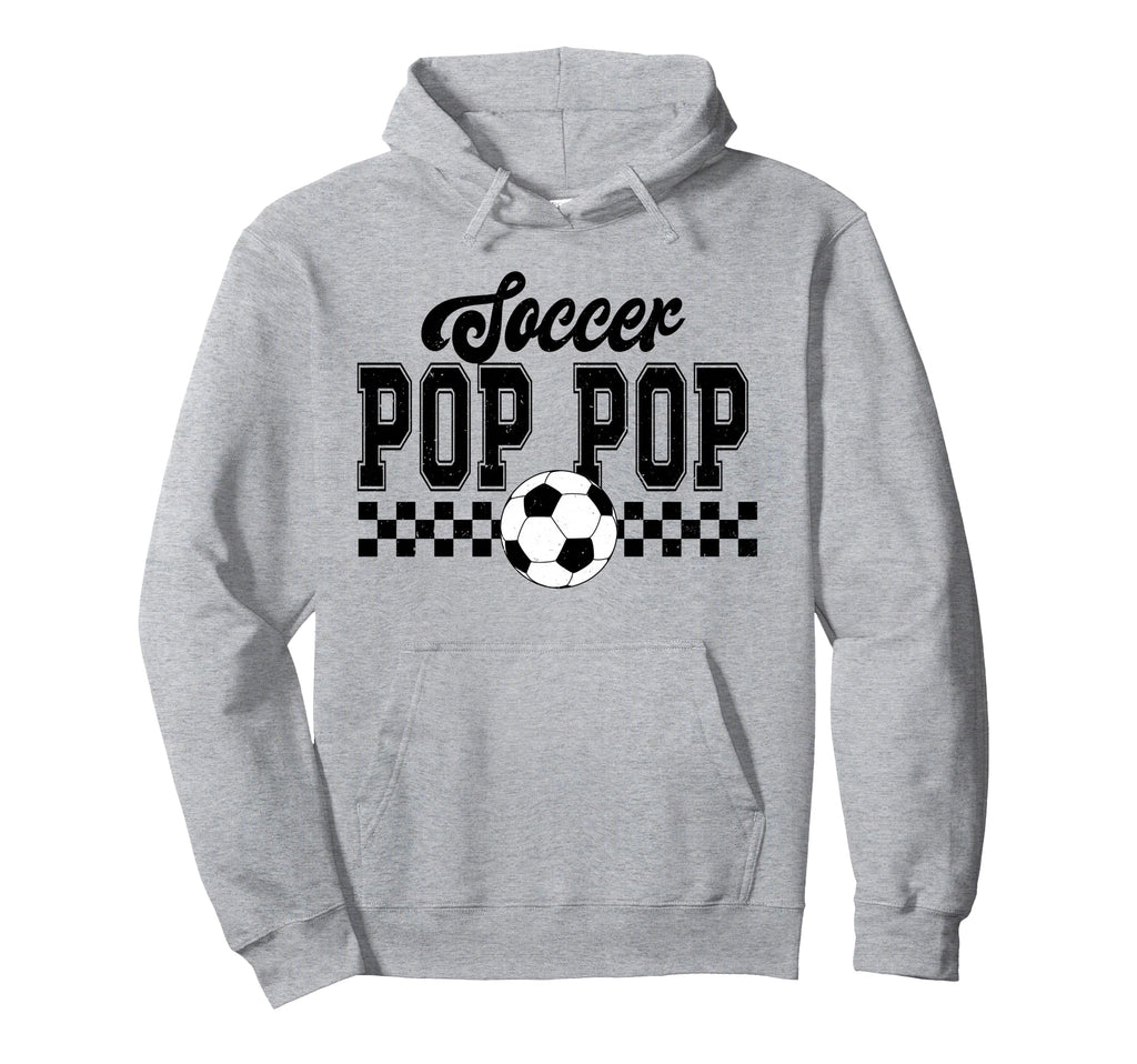 Soccer Pop Pop Soccer Player Pop Pop Hoodie - Minimalist Print Men Women - T-Shirt, Sweatshirt, Hoodie