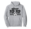 Soccer Pop Pop Soccer Player Pop Pop Hoodie - Minimalist Print Men Women - T-Shirt, Sweatshirt, Hoodie