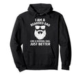 Im Bearded Dad Funny Beard Hoodie - Graphic Print Men Women - T-Shirt, Sweatshirt, Hoodie