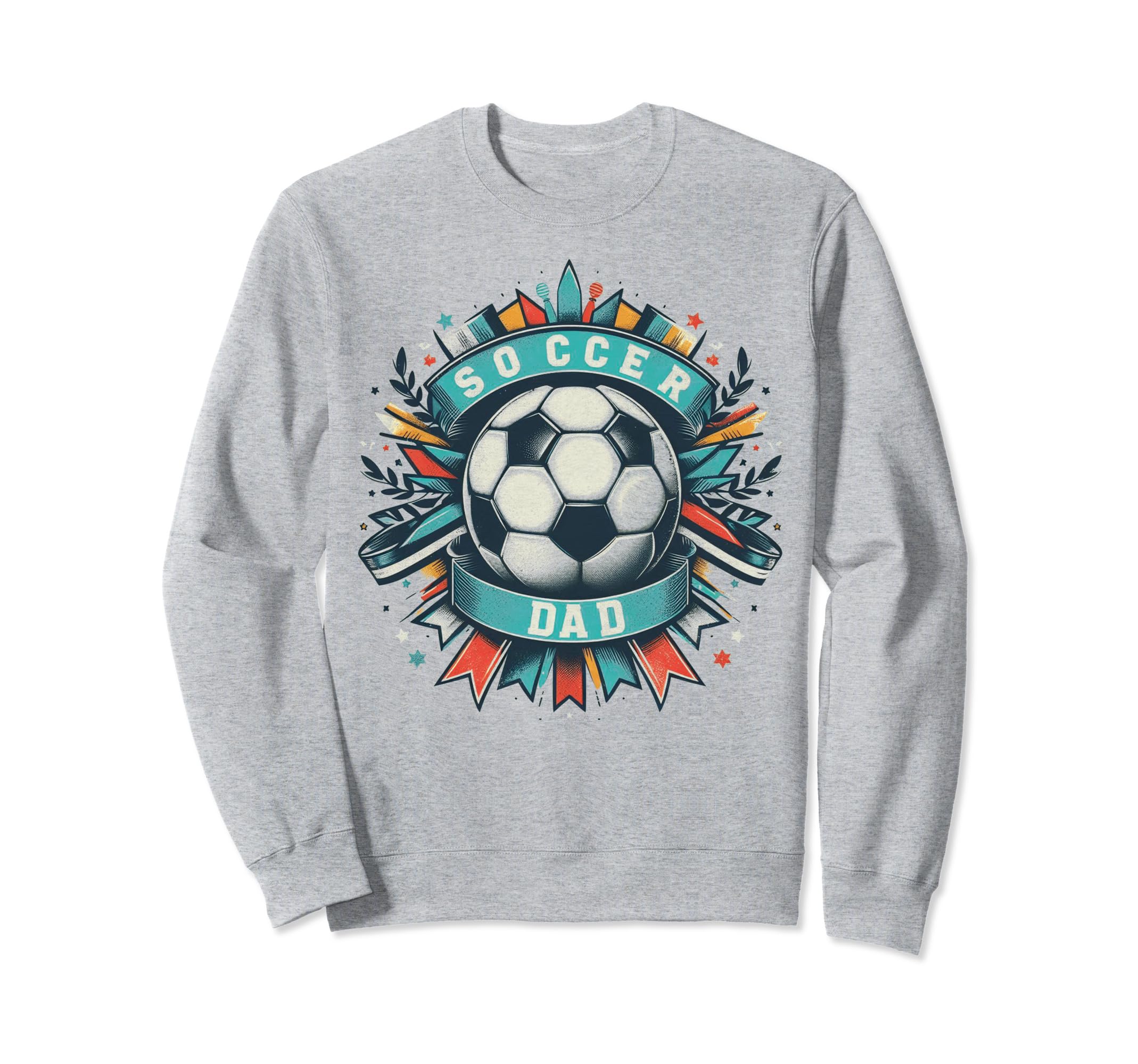 Soccer Dad Family Matching Dad Fathers Sweatshirt - Unique Graphic Unisex - T-Shirt, Sweatshirt, Hoodie