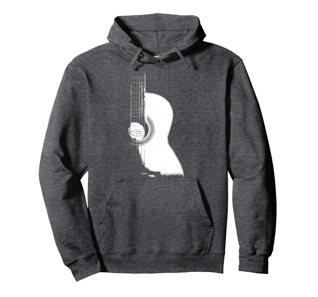 Acoustic Guitar Music Musician Hoodie - Graphic Print Men Women - T-Shirt, Sweatshirt, Hoodie
