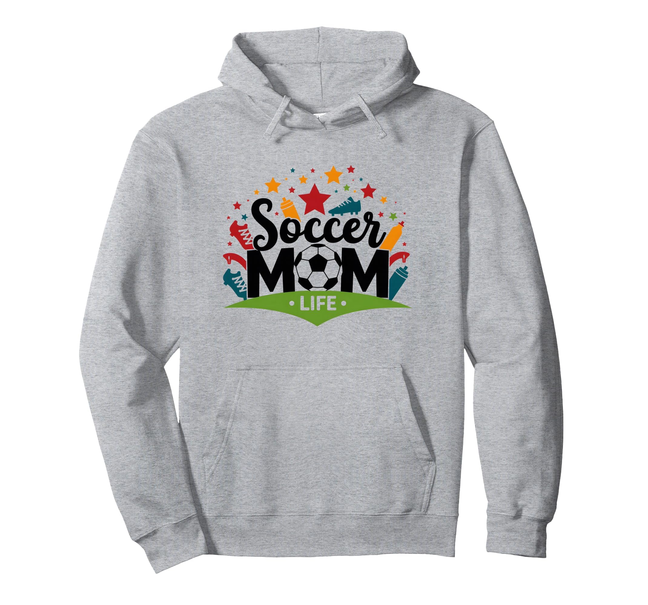Soccer Mom Life Womens Sports Hoodie - Casual Everyday Wear for Adults - T-Shirt, Sweatshirt, Hoodie