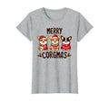 Merry Corgmas Santa Hat Corgi Dog Mom T-Shirt - Novelty Apparel for Adults - T-Shirt, Sweatshirt, Hoodie