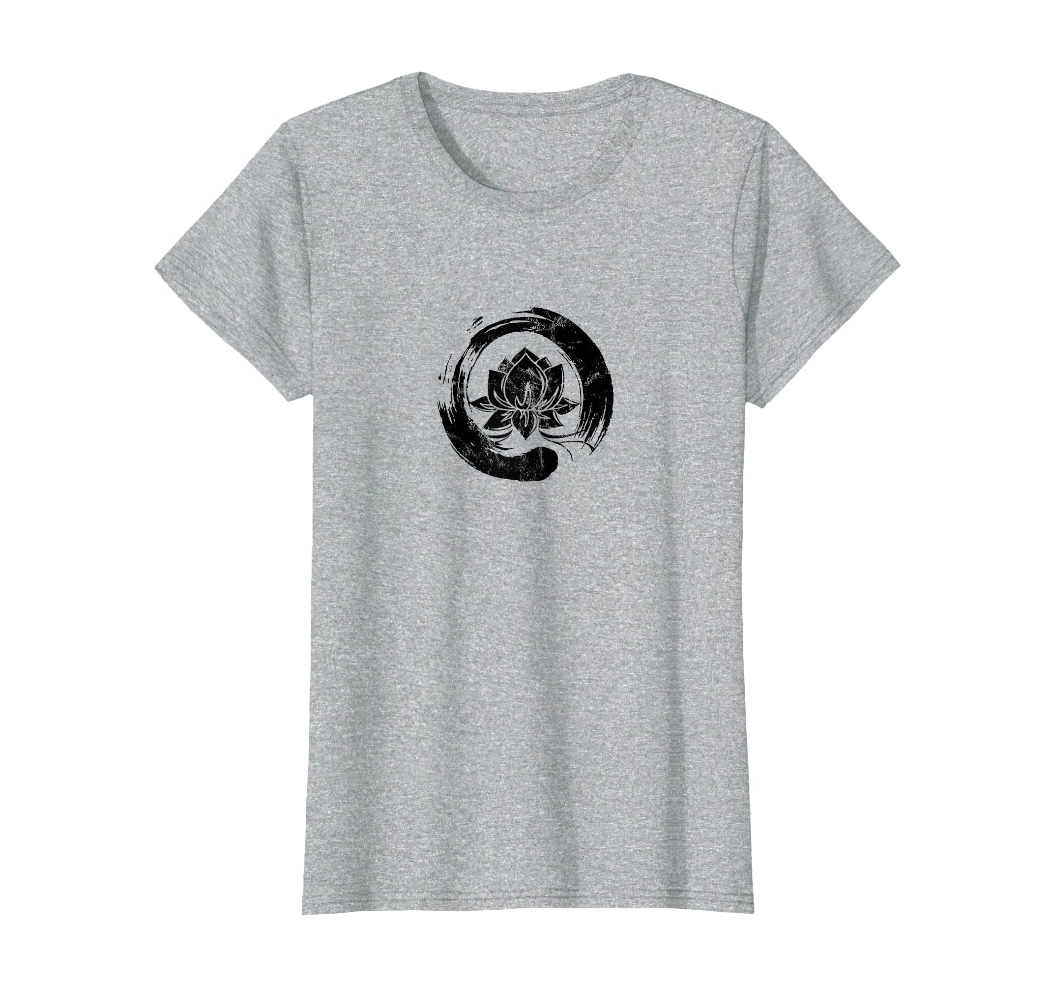 Enso Zen Circle Enlightenment Lotus T-Shirt - Minimalist Print Men Women - T-Shirt, Sweatshirt, Hoodie