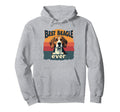 Best Beagle Dad Ever Funny Hound Dog Hoodie - Minimalist Print Men Women - T-Shirt, Sweatshirt, Hoodie