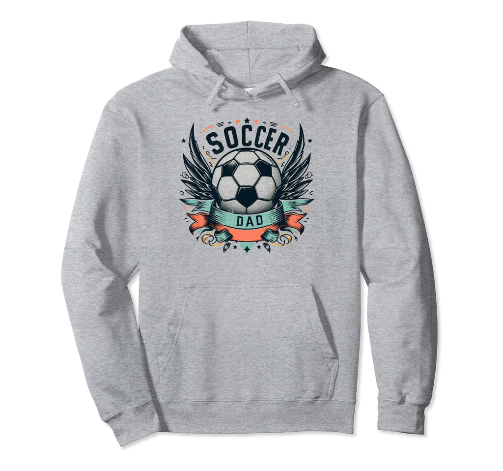 Soccer Dad Family Matching Dad Fathers Hoodie - Minimalist Print Men Women - T-Shirt, Sweatshirt, Hoodie