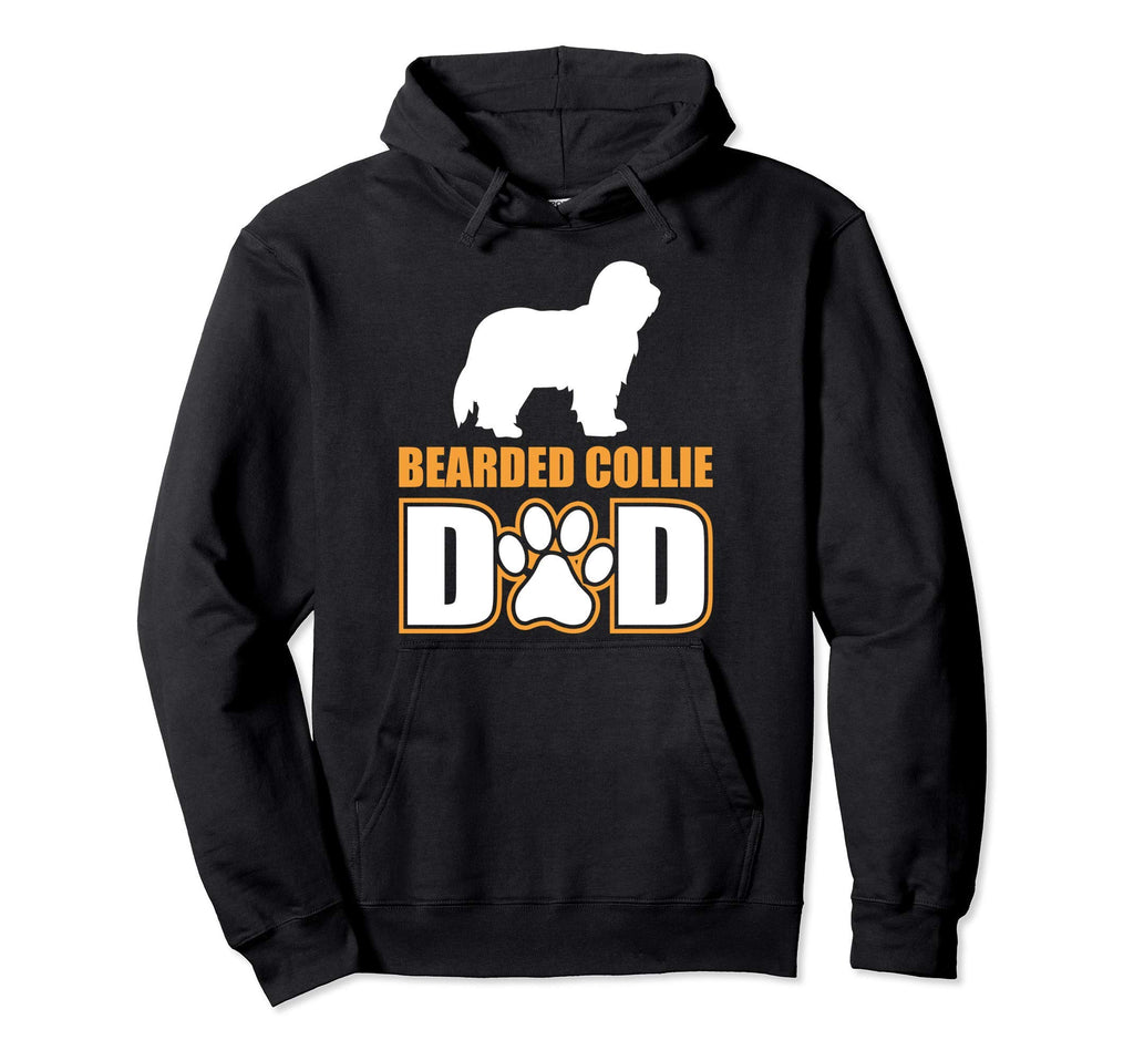Bearded Collie Dad Dog Dad Dog Lover Hoodie - Streetwear Style Men Women - T-Shirt, Sweatshirt, Hoodie