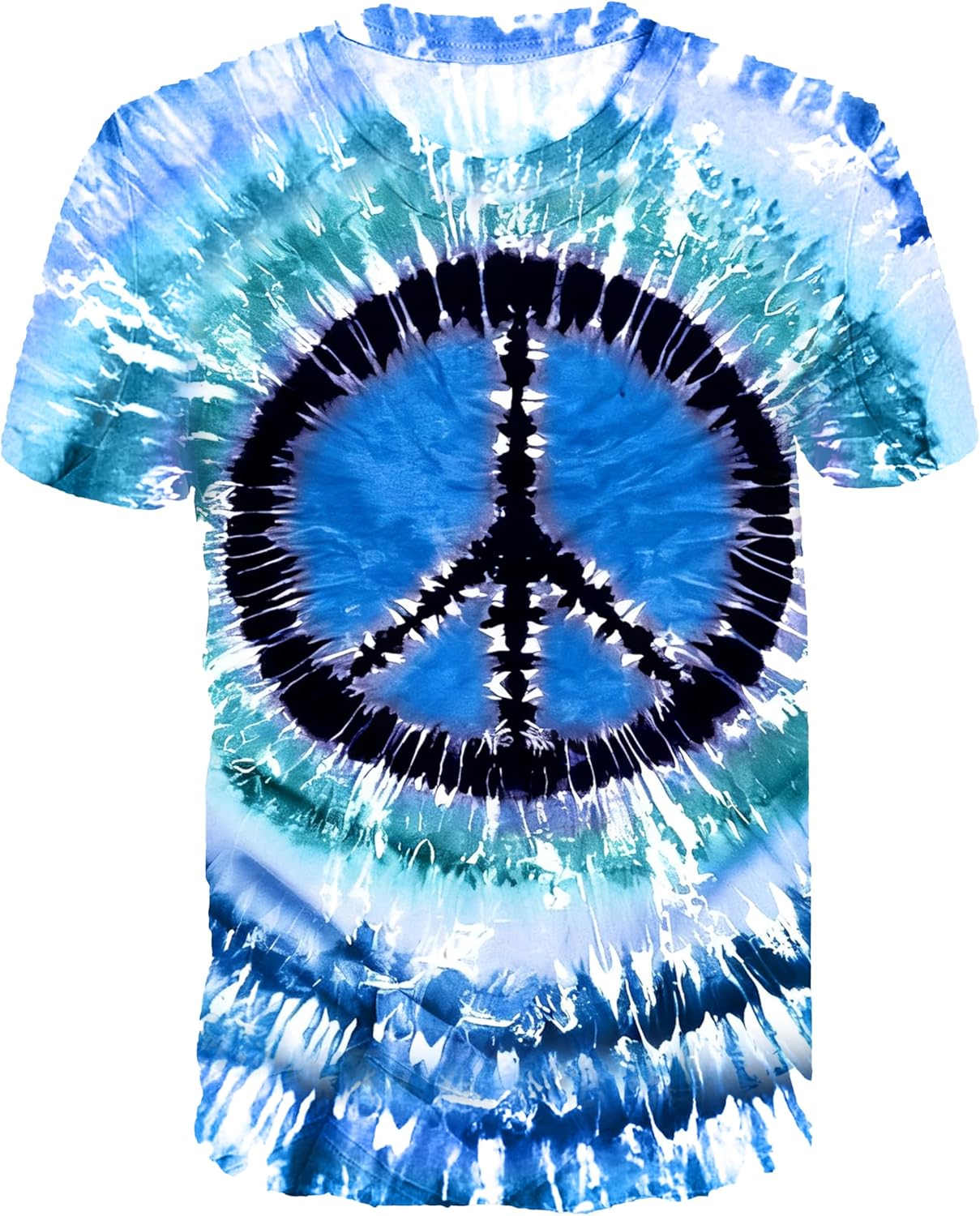 Hippie Costume for Men 60s 70s Peace Love Graphic Tie - Adult & Kids T-Shirts, Sweatshirts & Hoodies apparel design preview 1