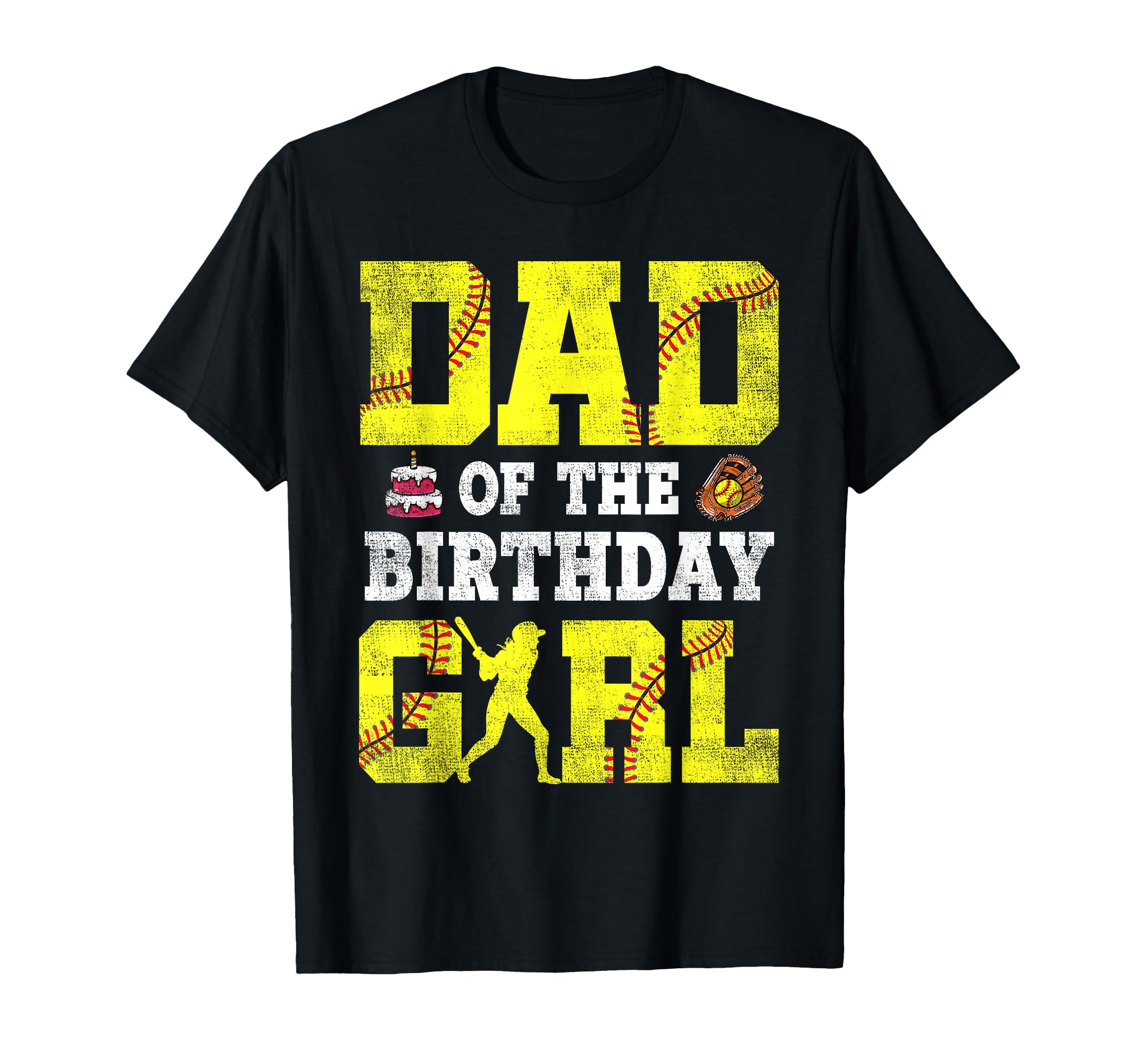 Dad Birthday Softball Player Family T-Shirt - Custom Art Print Unisex - T-Shirt, Sweatshirt, Hoodie