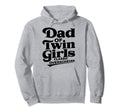 Twin Dad Funny Daddy Fathers Day Hoodie - Novelty Apparel for Adults - T-Shirt, Sweatshirt, Hoodie