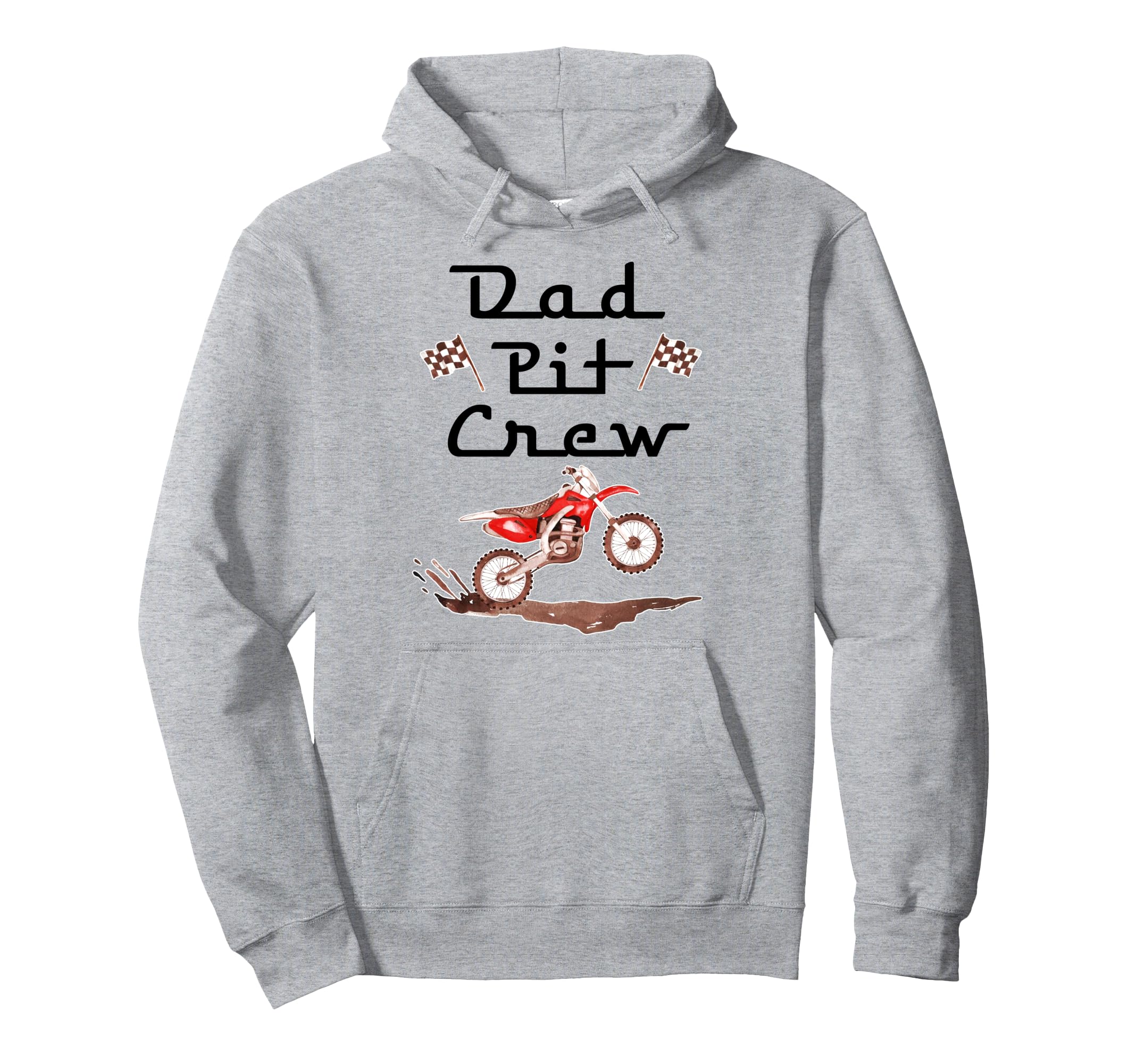 Dirt Bike Birthday Party Racing Family Hoodie - Unique Graphic Men Women - T-Shirt, Sweatshirt, Hoodie