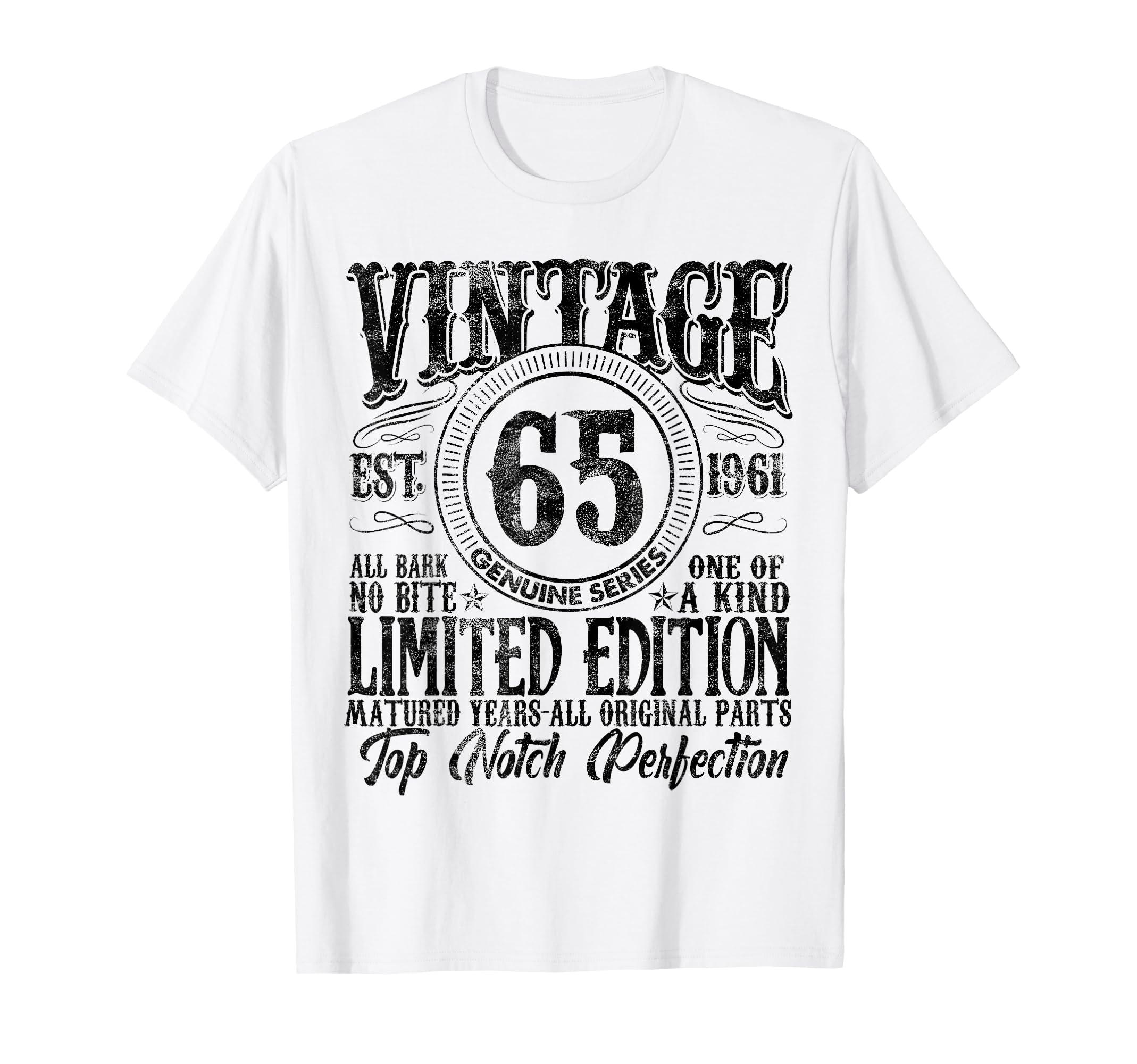 65 Year Old Gifts 1961 65Th Birthday T-Shirt - Trendy Graphic Unisex - T-Shirt, Sweatshirt, Hoodie