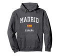 Madrid Spain Espana Athletic Sports Hoodie - Minimalist Print Men Women - T-Shirt, Sweatshirt, Hoodie