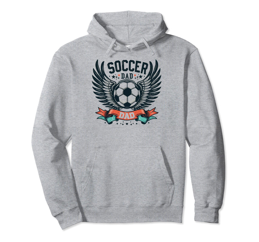 Soccer Dad Family Matching Dad Fathers Day Hoodie - Graphic Print Men Women - T-Shirt, Sweatshirt, Hoodie