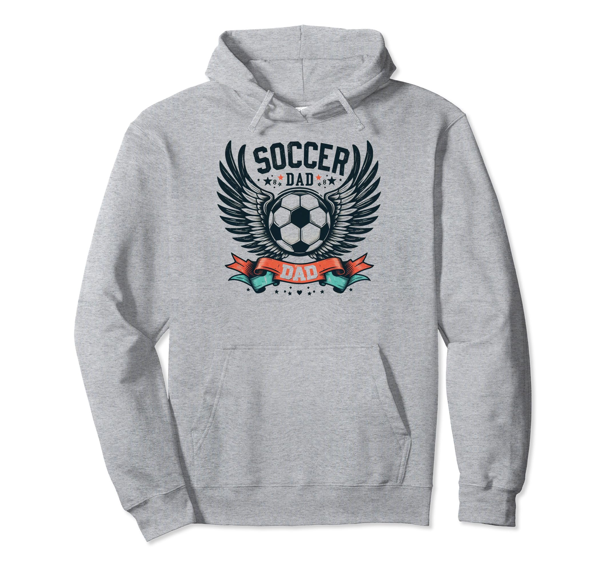 Soccer Dad Family Matching Dad Fathers Day Hoodie - Graphic Print Men Women - T-Shirt, Sweatshirt, Hoodie
