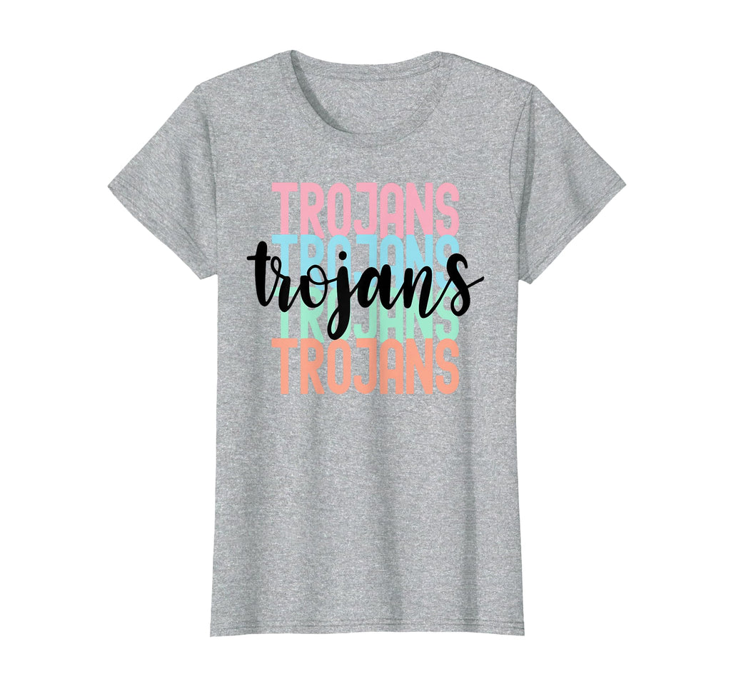 Trojans Team Mascot School Spirit Game T-Shirt - Aesthetic Graphic Unisex - T-Shirt, Sweatshirt, Hoodie