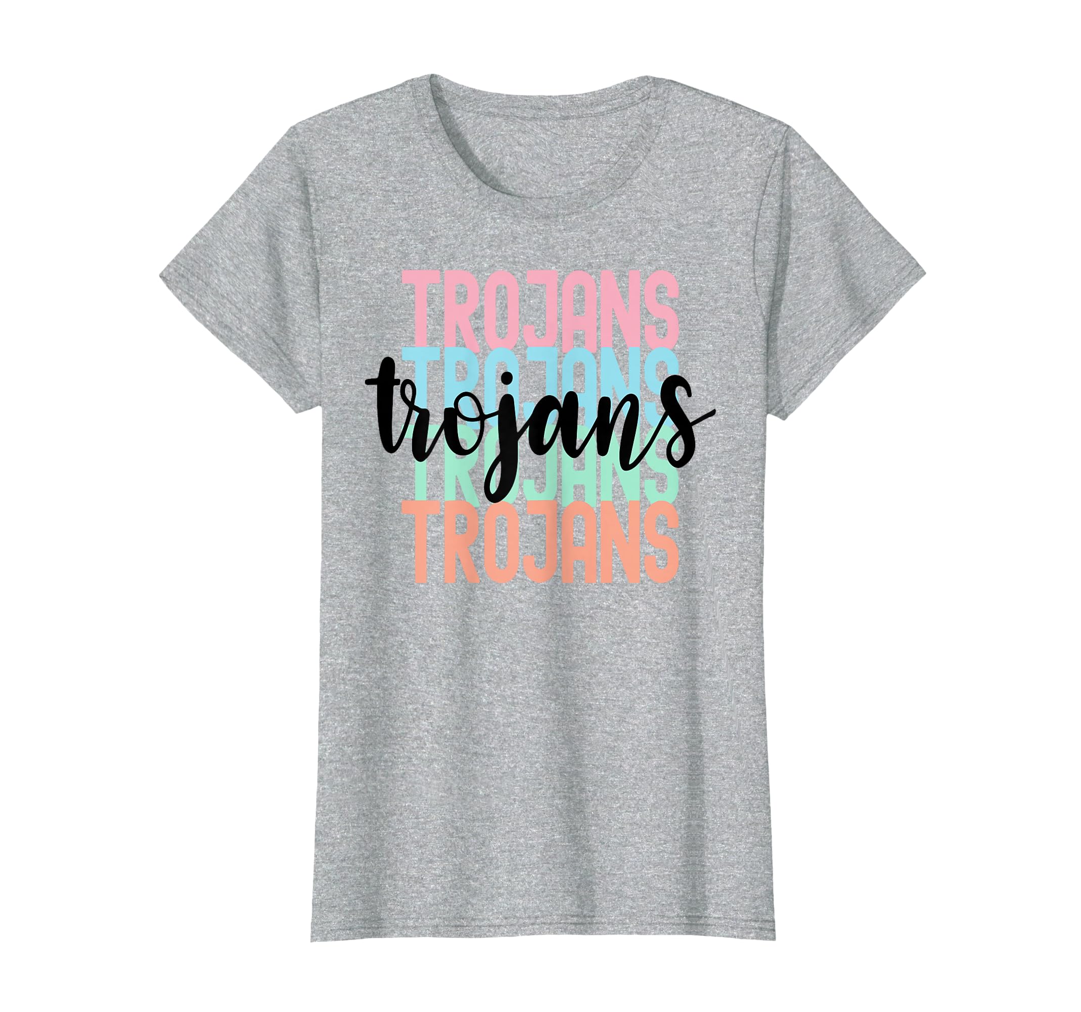 Trojans Team Mascot School Spirit Game T-Shirt - Aesthetic Graphic Unisex - T-Shirt, Sweatshirt, Hoodie
