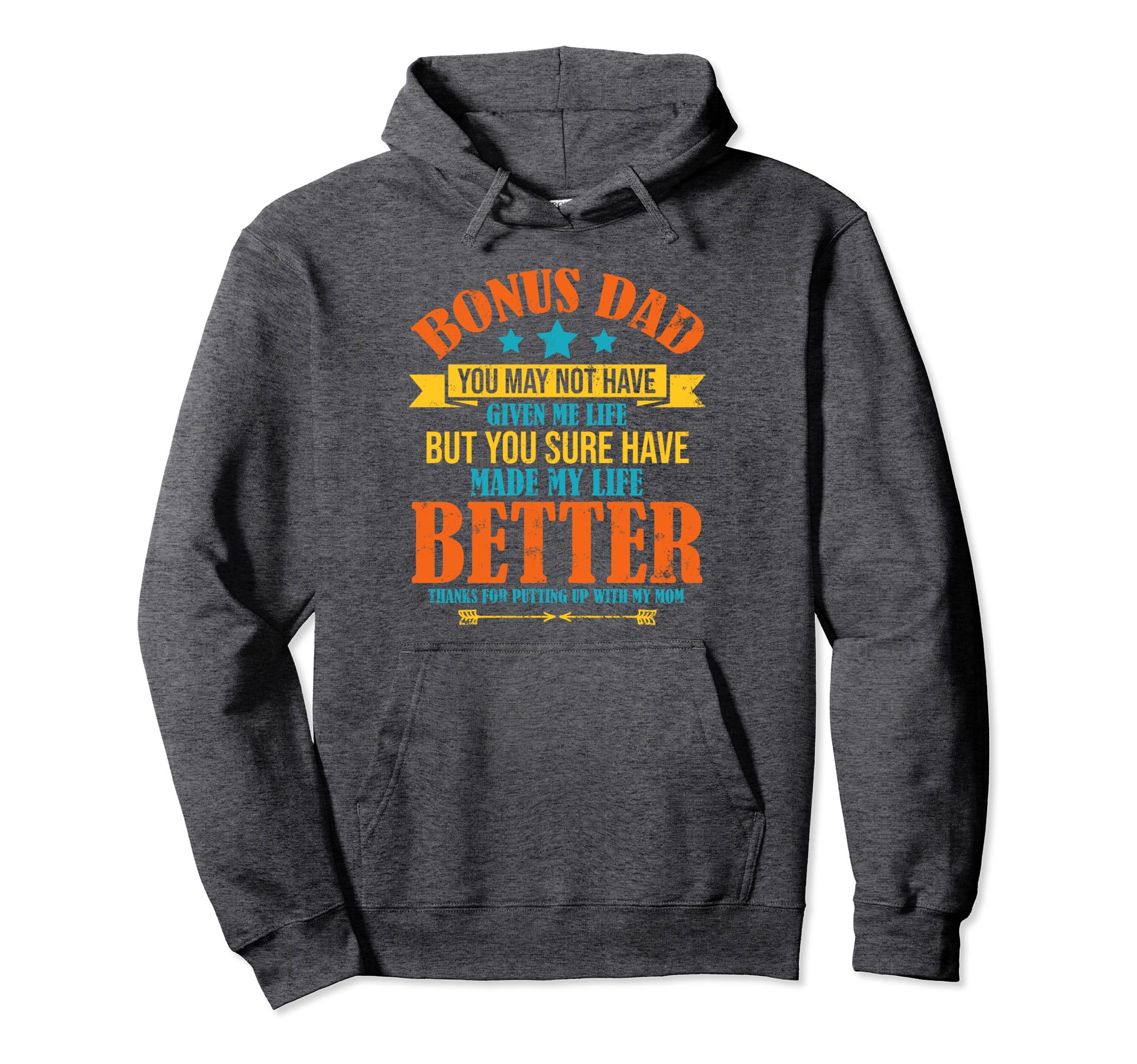 Step Dad Gifts From Son Daughter Gifts Hoodie - Trendy Graphic Men Women - T-Shirt, Sweatshirt, Hoodie