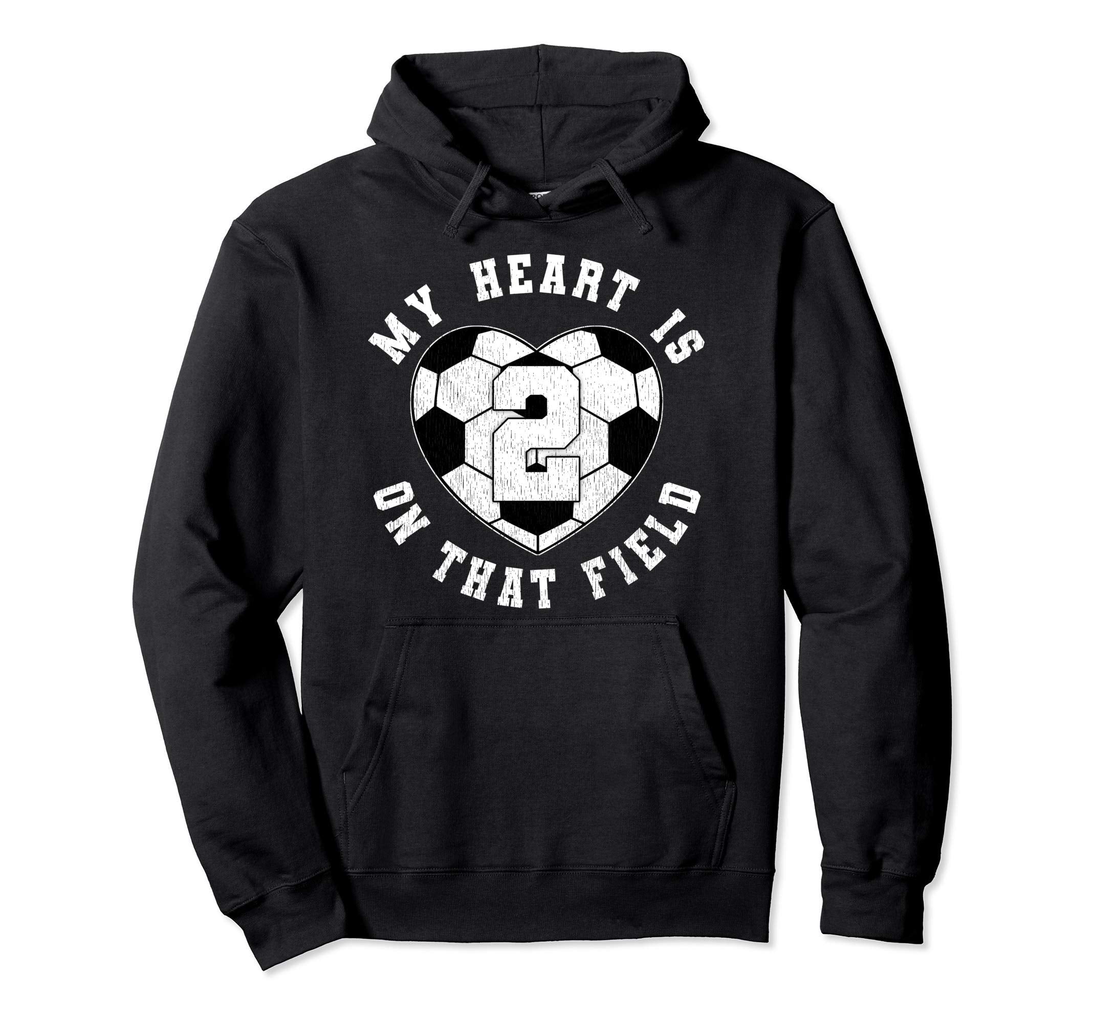 Soccer Player Mom Dad Jersey Number Hoodie - Fun Novelty Design for Adults - T-Shirt, Sweatshirt, Hoodie