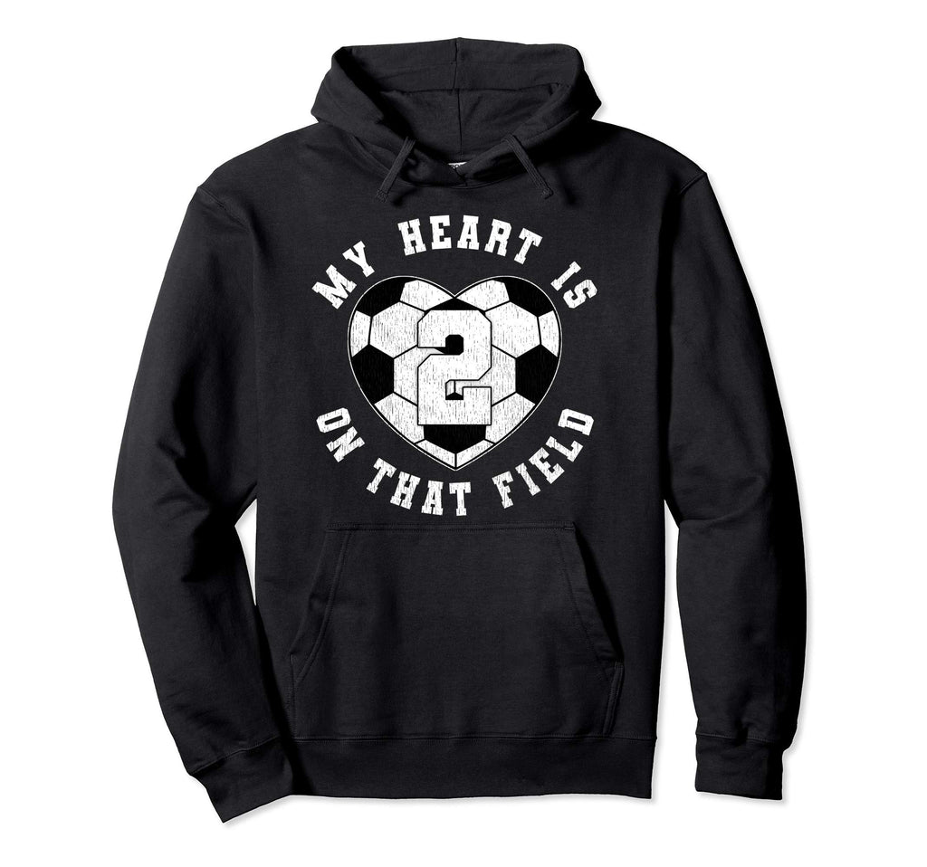 Soccer Player Mom Dad Jersey Number Hoodie - Fun Novelty Design for Adults - T-Shirt, Sweatshirt, Hoodie