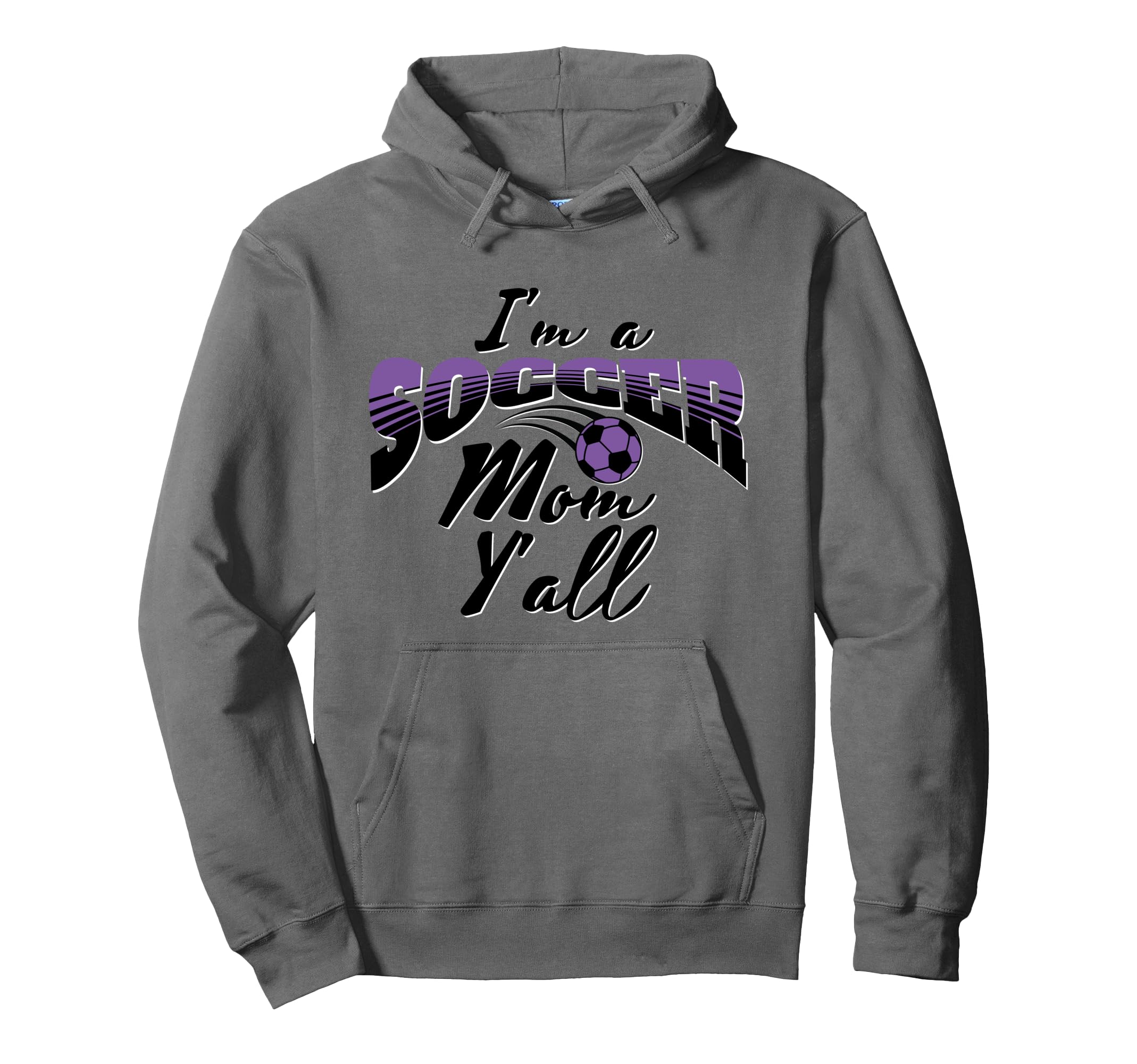 Mom Soccer Lover Soccer Mom Gift Purple Hoodie - Aesthetic Graphic Unisex - T-Shirt, Sweatshirt, Hoodie