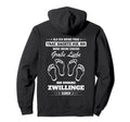 Father Proud Dad Love Twins Fathers Day Hoodie - Aesthetic Graphic Unisex - T-Shirt, Sweatshirt, Hoodie