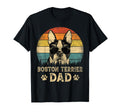 Boston Terrier Dad Dog Lovers Fathers Day T-Shirt - Streetwear Style Unisex - T-Shirt, Sweatshirt, Hoodie