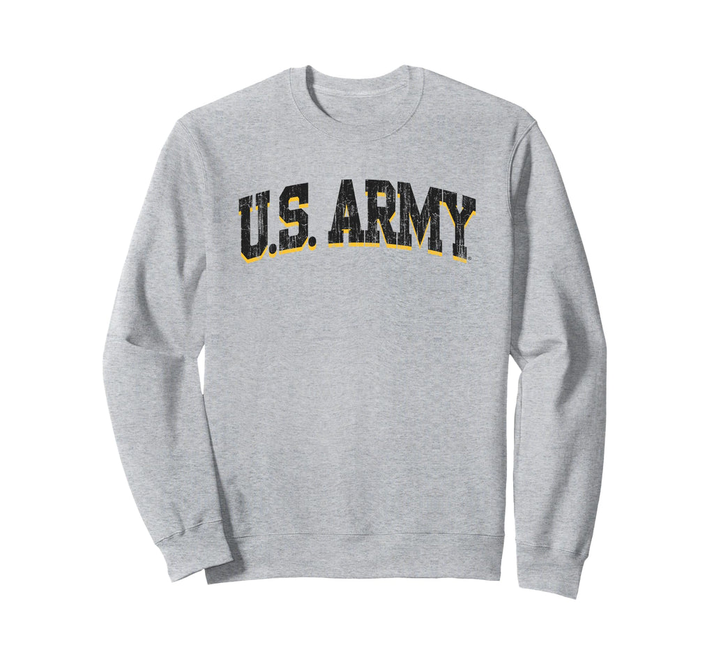 U S Army Military Gray Sweatshirt - Casual Everyday Wear Men Women - T-Shirt, Sweatshirt, Hoodie