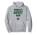 Worlds Dopest Dad Weed Marijuana Hoodie - Graphic Print for Adults - T-Shirt, Sweatshirt, Hoodie