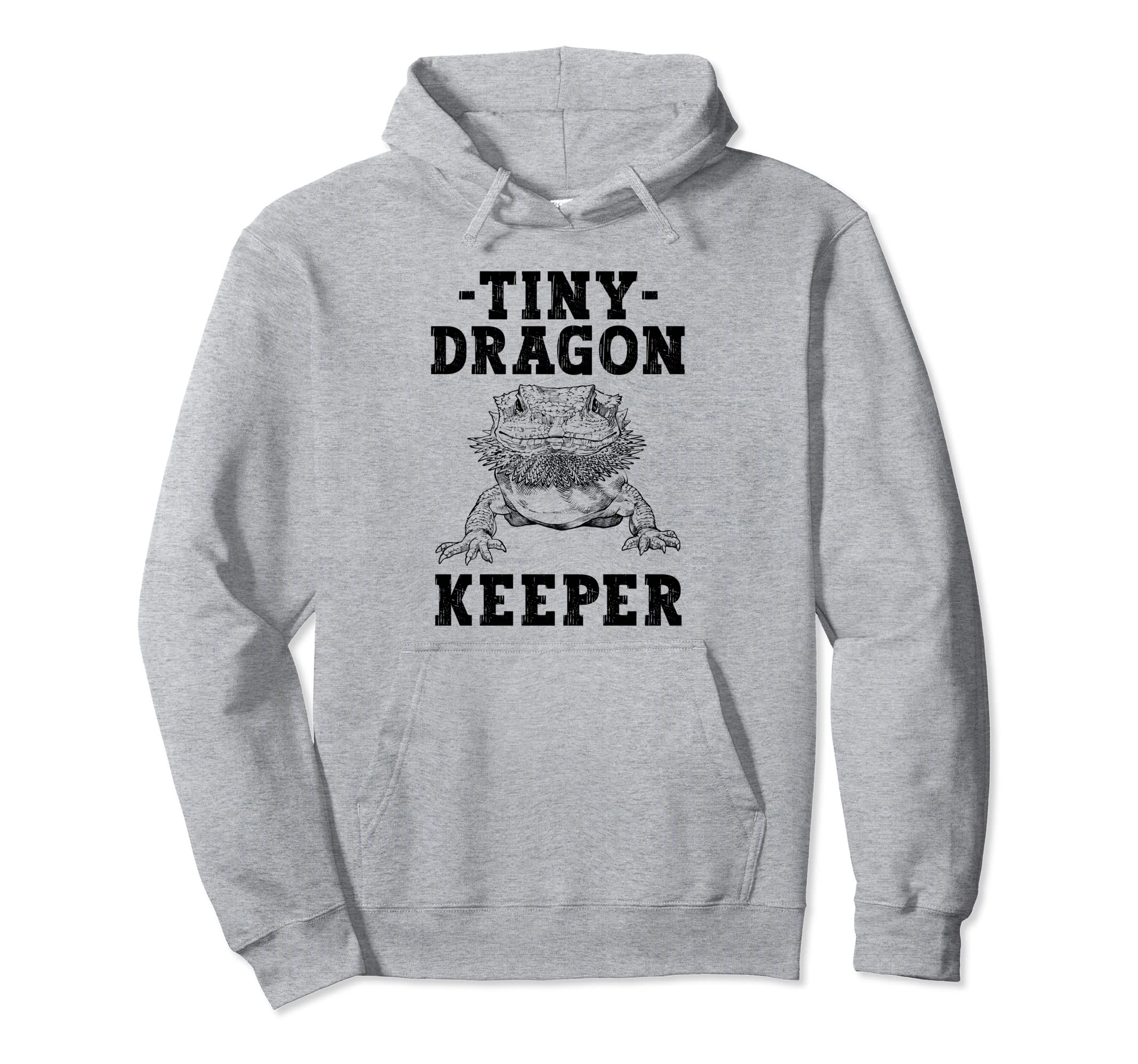 Tiny Dragon Keeper Bearded Dragon Mom Hoodie - Novelty Apparel Unisex - T-Shirt, Sweatshirt, Hoodie